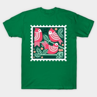 bird stamp designers lucky T-Shirt